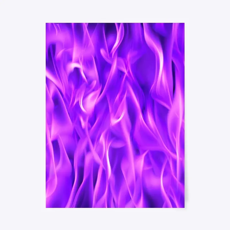 Violet flame poster 18" x 24"