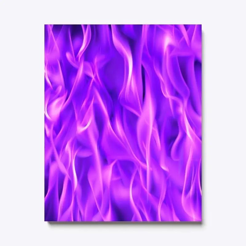 Violet flame canvas print