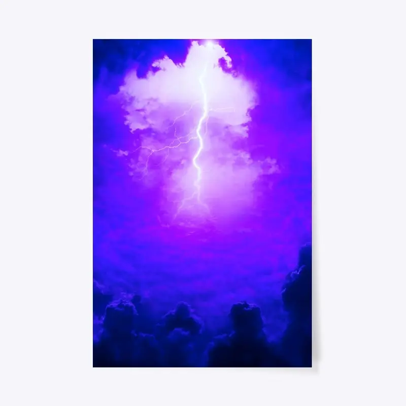 Violet flame poster 24" x 36"