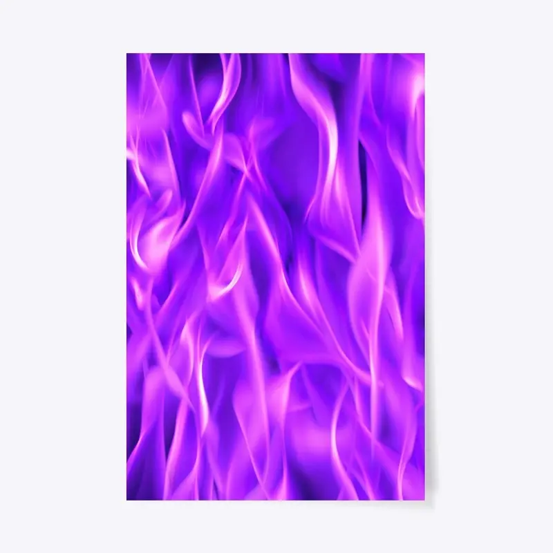 Violet flame poster 24" x 36"