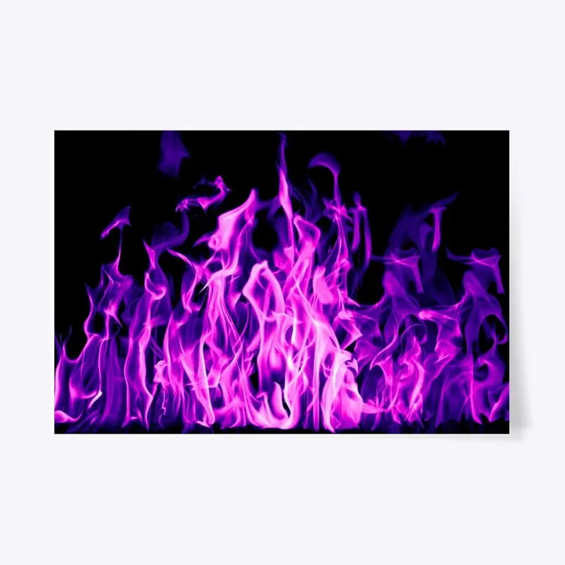 Violet flame poster 24" x 36"