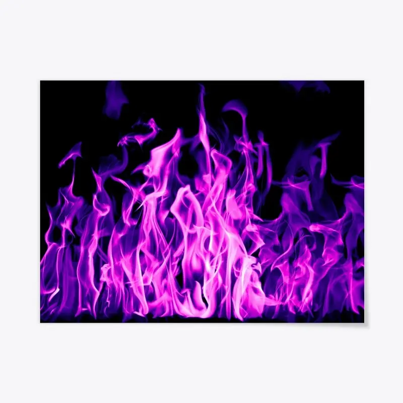 Violet flame poster 24" x 18"